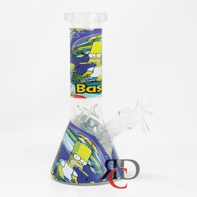 WATER PIPE BEAKER GLOW IN DARK WP10007 1CT